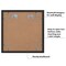 Americanflat T Shirt Frame - Frame with Shatter-Resistant Glass and Folding Insert - All-Star Collection - Black Tshirt Frames for Wall Display - Ideal for Sports Memorabilia or Graphic Tees